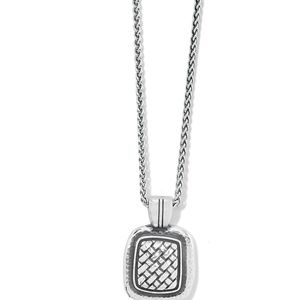 Ferrara Artisan Square Pendant Necklace